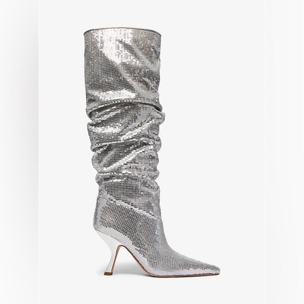 MSRP $325 MICHAEL MICHAEL KORS Luna Sequined Boot - Picture 3 of 7